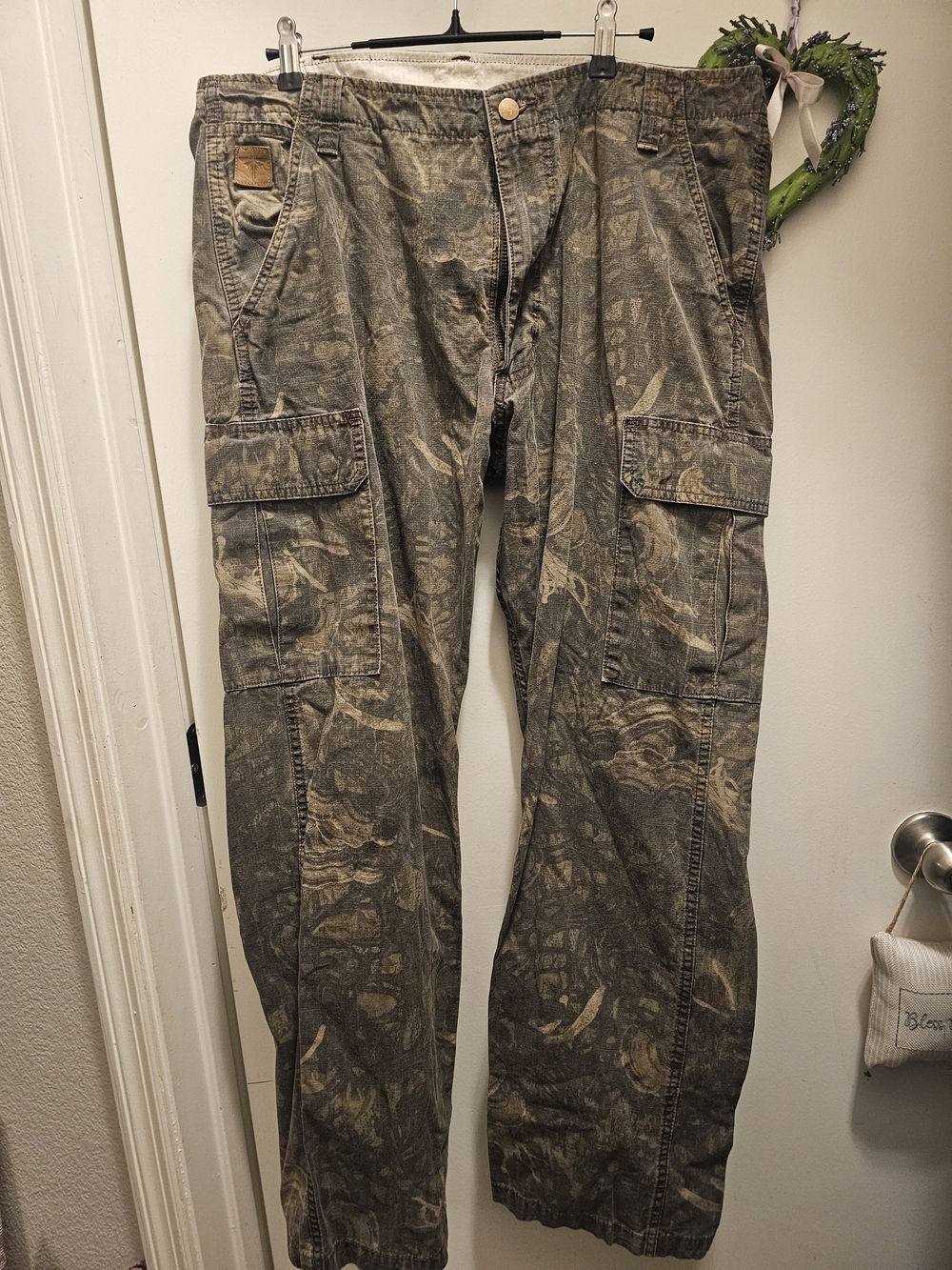 Wrangler X The Last Of Us Cordyceps Camo Cargo Utility Pants 36x32 Limited Editi